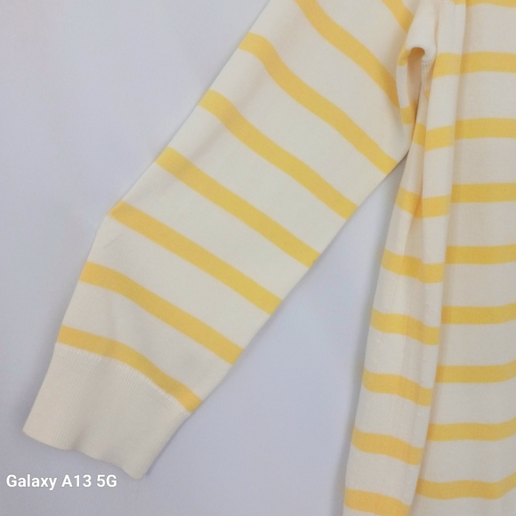 Talbots Women's Stripe Cardigan Sweater Plus Size 1X - Picture 5 of 11